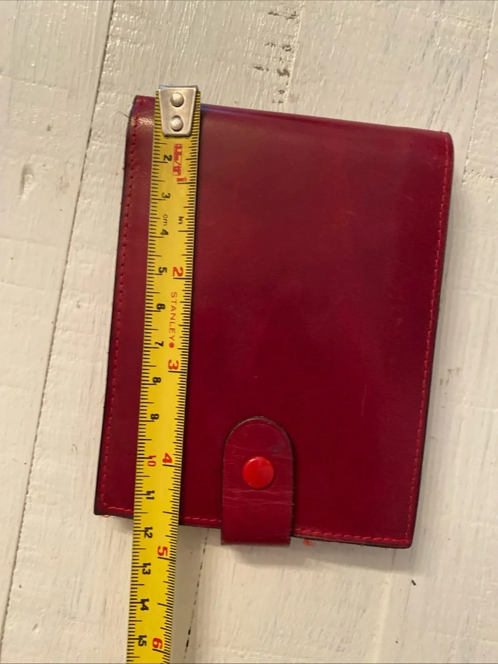 Rolex VTG  Geneva Red Oxblood Leather Wallet Men’s Bifold